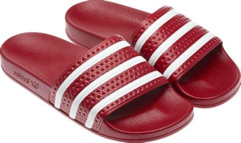 adidas slippers rood wit|adidas nl bad slippers.